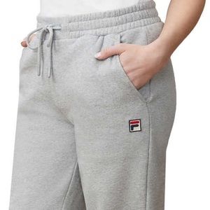 fila men's sweatpants with drawstring waist